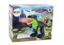 Dinozaur Zieje Ogniem Para Wodna Świeci Na Baterie Zielony LEAN Toys