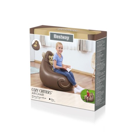 Dmuchany Fotel Małpka 72 x 72 x 64 cm Bestway 75116 Bestway Dmuchany Fotel Małpka 72 x 72 x 64 cm Bestway 75116 Bestway