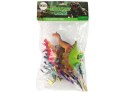 Figurki Dinozaury Kolorowe 6 Sztuk LEAN Toys