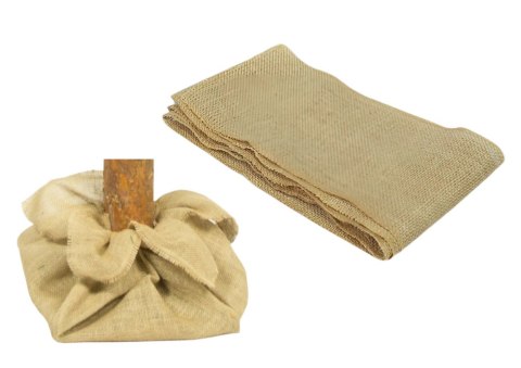 Juta Materiał Ozdobny 80x75cm Do Okrycia Pieńka Pod Choinkę LEAN Juta Materiał Ozdobny 80x75cm Do Okrycia Pieńka Pod Choinkę LEAN