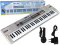 Keyboard MQ-6110 Mikrofon Organki 61 Klawiszy LEAN Toys