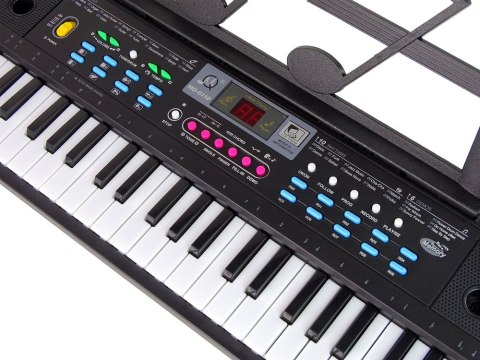 Keyboard MQ-6112 Mikrofon Uchwyt Na Nuty 61 Klawiszy LEAN Toys Keyboard MQ-6112 Mikrofon Uchwyt Na Nuty 61 Klawiszy LEAN Toys