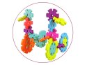 Klocki Konstrukcyjne Płatki Śniegu 120 Elementów LEAN Toys