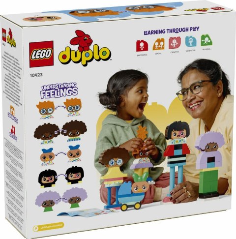 Klocki LEGO DUPLO TOWN Ludziki Z Emocjami 71 Elementów 10423 LEGO Klocki LEGO DUPLO TOWN Ludziki Z Emocjami 71 Elementów 10423 LEGO