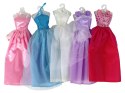 Lalka Dla Dzieci Długie Blond Włosy Szafa Buty Sukienki Akcesoria Różowa LEAN Toys