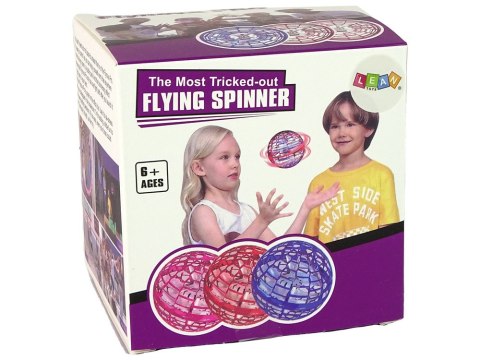 Latająca Wirująca Kula Niebieska Flynova Sterowana Ręką LED 10 cm LEAN Toys Latająca Wirująca Kula Niebieska Flynova Sterowana Ręką LED 10 cm LEAN Toys