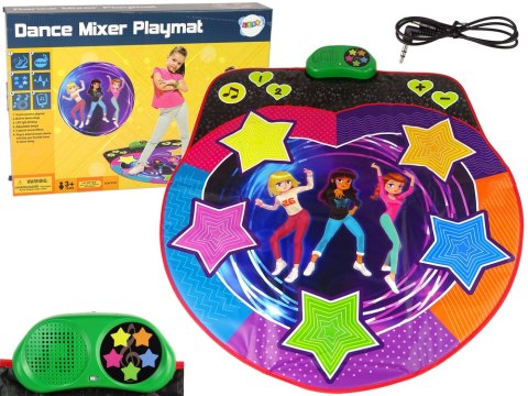 Mata Taneczna Gra Zręcznościowa Taniec Gwiazdki LEAN Toys Mata Taneczna Gra Zręcznościowa Taniec Gwiazdki LEAN Toys