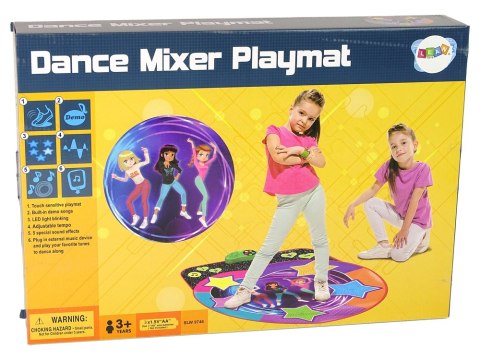 Mata Taneczna Gra Zręcznościowa Taniec Gwiazdki LEAN Toys Mata Taneczna Gra Zręcznościowa Taniec Gwiazdki LEAN Toys