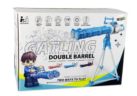 Pistolet na Statywie Bańki Mydlane Różowy LEAN Toys Pistolet na Statywie Bańki Mydlane Różowy LEAN Toys