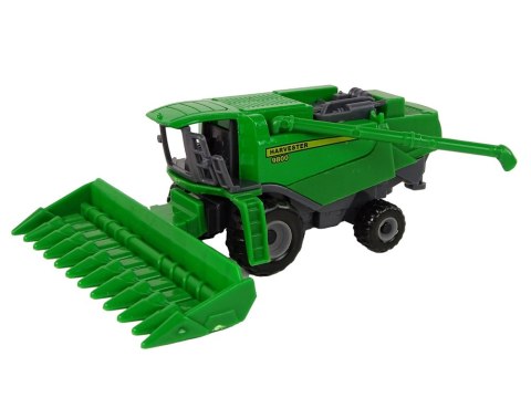 Pojazd Rolniczy Kombajn Z Przystawką Zielony Żółty LEAN Toys Pojazd Rolniczy Kombajn Z Przystawką Zielony Żółty LEAN Toys