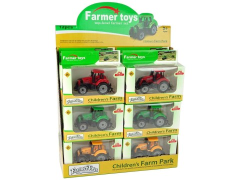 Pojazd Rolniczy Traktor Farma Duże Koła 3 Kolory LEAN TOYS Pojazd Rolniczy Traktor Farma Duże Koła 3 Kolory LEAN TOYS