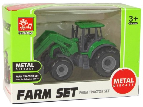 Pojazd Rolniczy Traktor Spychacz Zielony Mały LEAN TOYS Pojazd Rolniczy Traktor Spychacz Zielony Mały LEAN TOYS