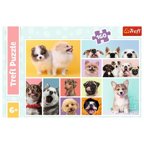 Puzzle - 160 - Psia przyjaźń - Trefl 15412 Trefl Puzzle Puzzle - 160 - Psia przyjaźń - Trefl 15412 Trefl Puzzle