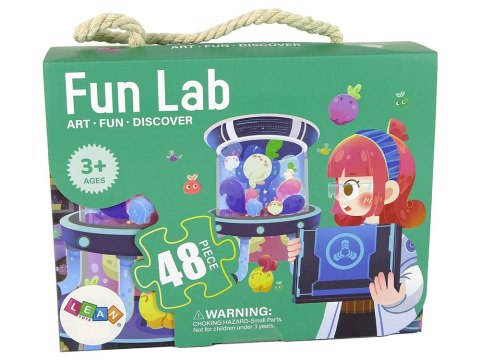 Puzzle Dla Dzieci Układanka Laboratorium 48 elem. LEAN Toys Puzzle Dla Dzieci Układanka Laboratorium 48 elem. LEAN Toys