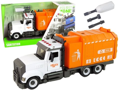 Śmieciarka do Rozkręcania i Skręcania Akcesoria Pomarańczowa LEAN Toys Śmieciarka do Rozkręcania i Skręcania Akcesoria Pomarańczowa LEAN Toys
