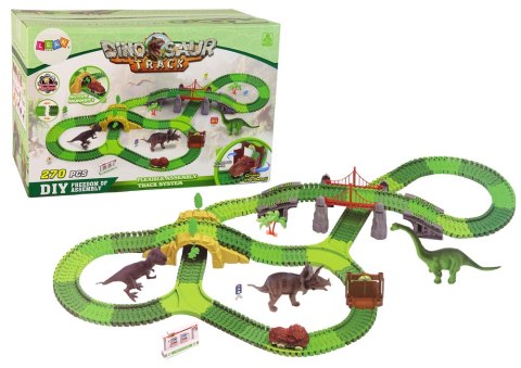 Tor Dla Dinozaurów 270 Elementów Akcesoria LEAN Toys Tor Dla Dinozaurów 270 Elementów Akcesoria LEAN Toys