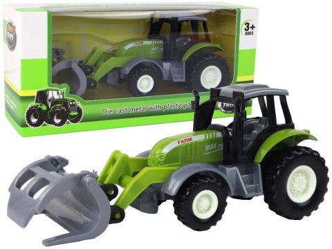 Traktor Koparka Zielony Krokodylek Pojazd Rolniczy LEAN Toys Traktor Koparka Zielony Krokodylek Pojazd Rolniczy LEAN Toys