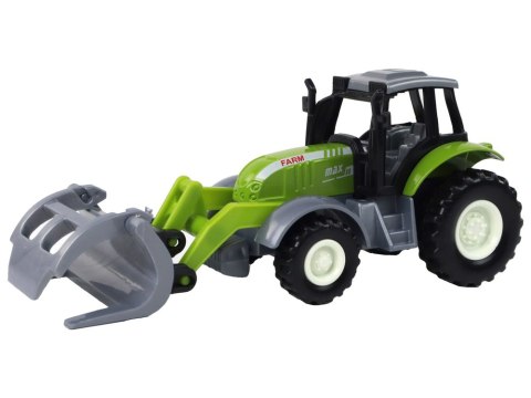 Traktor Koparka Zielony Krokodylek Pojazd Rolniczy LEAN Toys Traktor Koparka Zielony Krokodylek Pojazd Rolniczy LEAN Toys