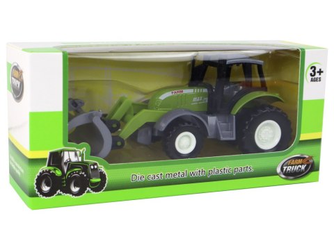 Traktor Koparka Zielony Krokodylek Pojazd Rolniczy LEAN Toys Traktor Koparka Zielony Krokodylek Pojazd Rolniczy LEAN Toys
