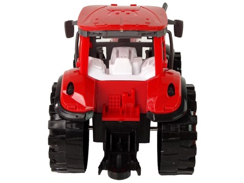 Traktor z Kultywatorem Napęd Frykcyjny Czerwony LEAN Toys Traktor z Kultywatorem Napęd Frykcyjny Czerwony LEAN Toys