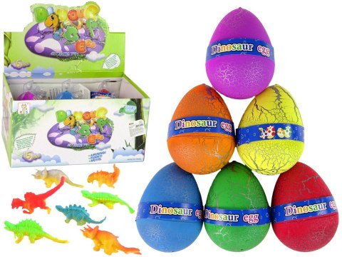 Wykluwające się Magiczne Jajko Dinozaura Rosnące 9 cm Kolory LEAN TOYS Wykluwające się Magiczne Jajko Dinozaura Rosnące 9 cm Kolory LEAN TOYS