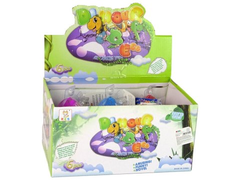 Wykluwające się Magiczne Jajko Dinozaura Rosnące 9 cm Kolory LEAN TOYS Wykluwające się Magiczne Jajko Dinozaura Rosnące 9 cm Kolory LEAN TOYS