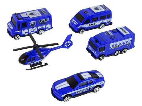 Zestaw 10 Resoraków Pojazdy Ratownicze Policja Straż LEAN Toys Zestaw 10 Resoraków Pojazdy Ratownicze Policja Straż LEAN Toys