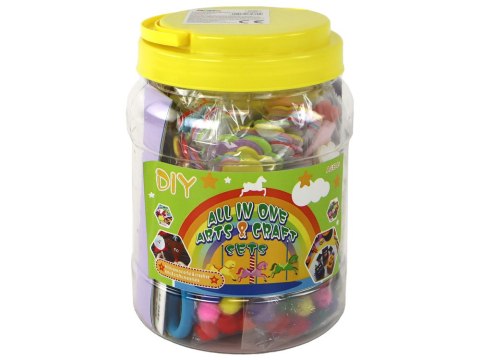 Zestaw Artystyczny Kreatywny Plastyczny W Słoiku DIY LEAN Toys Zestaw Artystyczny Kreatywny Plastyczny W Słoiku DIY LEAN Toys
