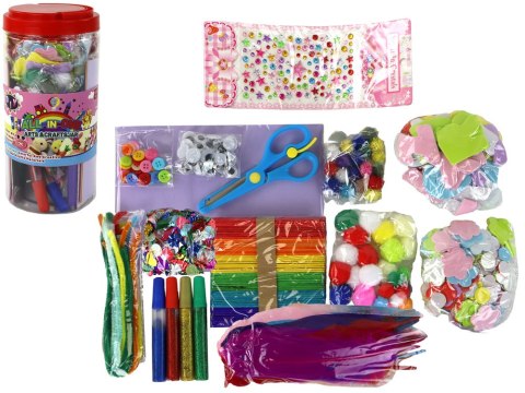 Zestaw Artystyczny Kreatywny Plastyczny W Słoiku DIY LEAN Toys Zestaw Artystyczny Kreatywny Plastyczny W Słoiku DIY LEAN Toys