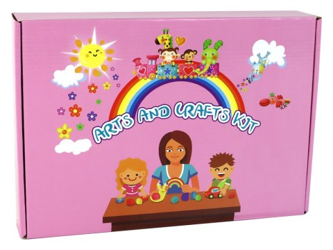 Zestaw DIY Kreatywny Artystyczny 1200 Elementów Mały Artysta LEAN Toys Zestaw DIY Kreatywny Artystyczny 1200 Elementów Mały Artysta LEAN Toys