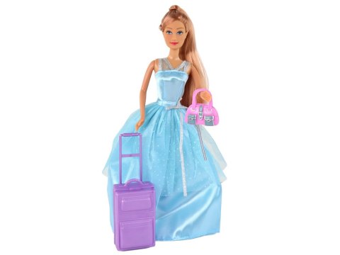 Zestaw Lalka Z Przebraniem Walizka Torebka Przygoda LEAN Toys Zestaw Lalka Z Przebraniem Walizka Torebka Przygoda LEAN Toys