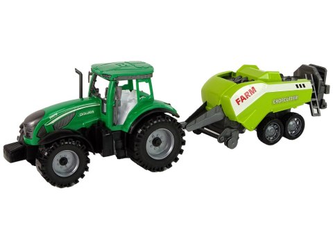 Zielony Ciągnik Rolniczy Siewnik Napęd Frykcyjny LEAN Toys Zielony Ciągnik Rolniczy Siewnik Napęd Frykcyjny LEAN Toys