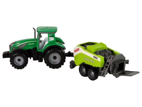 Zielony Ciągnik Rolniczy Siewnik Napęd Frykcyjny LEAN Toys Zielony Ciągnik Rolniczy Siewnik Napęd Frykcyjny LEAN Toys