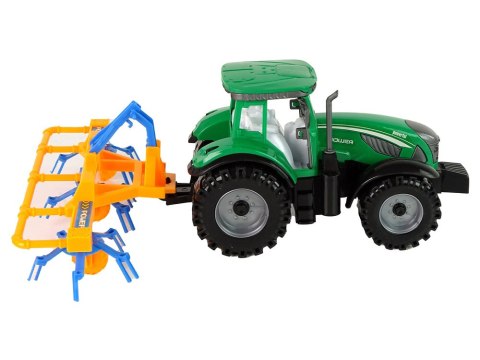 Zielony Ciągnik, Zgrabiarka Napęd Frykcyjny LEAN Toys Zielony Ciągnik, Zgrabiarka Napęd Frykcyjny LEAN Toys