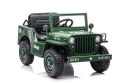 Auto Na Akumulator JH-103 Wojskowa Zieleń 4x4 LEAN CARS