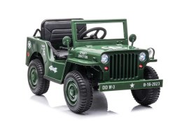 Auto Na Akumulator JH-103 Wojskowa Zieleń 4x4 LEAN CARS