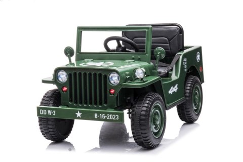 Auto Na Akumulator JH-103 Wojskowa Zieleń 4x4 LEAN CARS Auto Na Akumulator JH-103 Wojskowa Zieleń 4x4 LEAN CARS