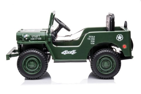 Auto Na Akumulator JH-103 Wojskowa Zieleń 4x4 LEAN CARS Auto Na Akumulator JH-103 Wojskowa Zieleń 4x4 LEAN CARS