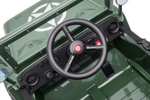 Auto Na Akumulator JH-103 Wojskowa Zieleń 4x4 LEAN CARS Auto Na Akumulator JH-103 Wojskowa Zieleń 4x4 LEAN CARS