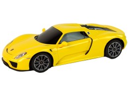Auto R/C Porsche 918 1:24 Rastar Żółte Rastar