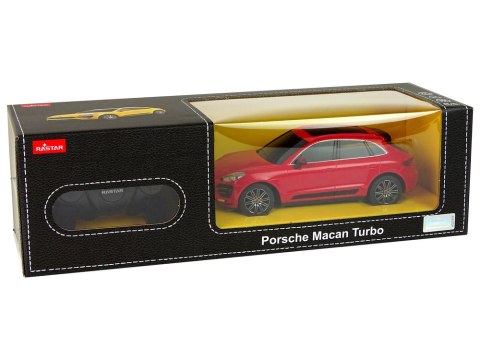 Auto R/C Porsche Macan Turbo 1:24 Rastar Czerwony Rastar Auto R/C Porsche Macan Turbo 1:24 Rastar Czerwony Rastar