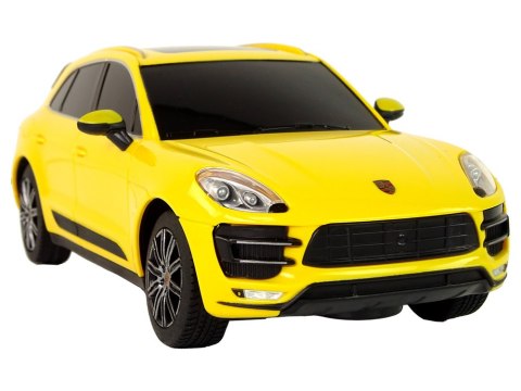 Auto R/C Porsche Macan Turbo 1:24 Rastar Żółty Rastar Auto R/C Porsche Macan Turbo 1:24 Rastar Żółty Rastar