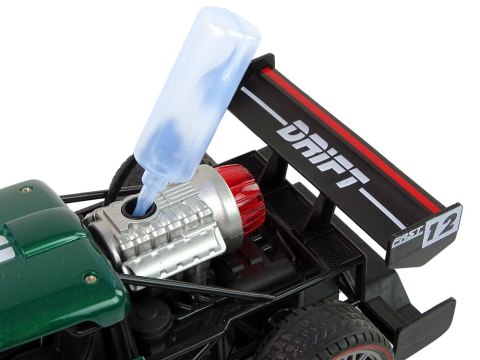 Auto Zdalnie Sterowane Sportowe R/C 1:16 Zielone Para Wodna LEAN Toys Auto Zdalnie Sterowane Sportowe R/C 1:16 Zielone Para Wodna LEAN Toys