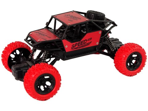 Auto Zdalnie Sterowane Terenowe R/C 1:18 Czerwone LEAN Toys Auto Zdalnie Sterowane Terenowe R/C 1:18 Czerwone LEAN Toys