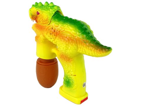 Bańki Mydlane Dinozaur Płyn Do Baniek Jajko Żółte LEAN Toys Bańki Mydlane Dinozaur Płyn Do Baniek Jajko Żółte LEAN Toys