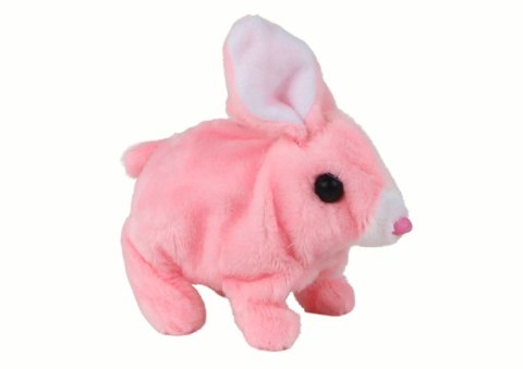 Chodzący Króliczek Zabawka Interaktywna Krótka Sierść Różowy LEAN Toys Chodzący Króliczek Zabawka Interaktywna Krótka Sierść Różowy LEAN Toys