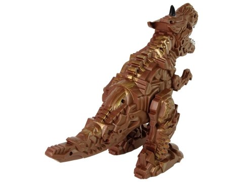 Dinozaur Zdalnie Sterowany Zieje Para Wodna Projektor Brązowy LEAN Toys Dinozaur Zdalnie Sterowany Zieje Para Wodna Projektor Brązowy LEAN Toys