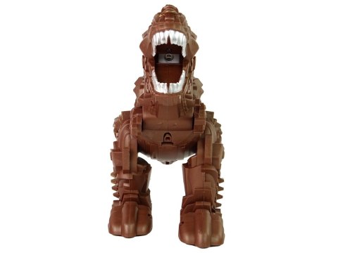 Dinozaur Zdalnie Sterowany Zieje Para Wodna Projektor Brązowy LEAN Toys Dinozaur Zdalnie Sterowany Zieje Para Wodna Projektor Brązowy LEAN Toys