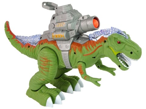 Dinozaur z Katapultą Chodzi Strzela Zielony LEAN Toys Dinozaur z Katapultą Chodzi Strzela Zielony LEAN Toys