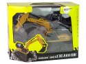 Duża Zdalnie Sterowana Koparka Gąsienicowa Żółta LEAN Toys